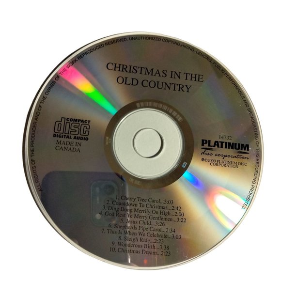 Christmas in the Old Country CD Holiday Music European Carols - Picture 2 of 4